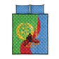 Personalised Eritrea Independence Day Quilt Bed Set Shida Shoes Olive Branch African Pattern