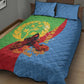 Personalised Eritrea Independence Day Quilt Bed Set Shida Shoes Olive Branch African Pattern