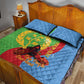 Personalised Eritrea Independence Day Quilt Bed Set Shida Shoes Olive Branch African Pattern