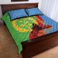 Personalised Eritrea Independence Day Quilt Bed Set Shida Shoes Olive Branch African Pattern
