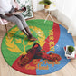 Personalised Eritrea Independence Day Round Carpet Shida Shoes Olive Branch African Pattern