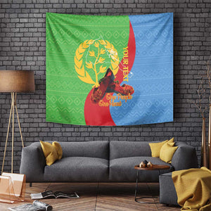 Personalised Eritrea Independence Day Tapestry Shida Shoes Olive Branch African Pattern