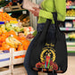 Custom Eritrea Martyrs' Day Grocery Bag 20 June Shida Shoes With Candles - Black