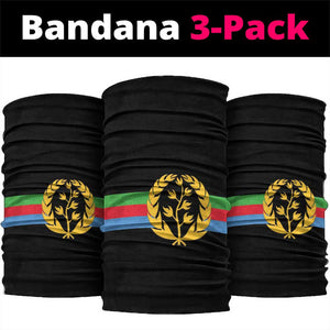 Eritrea Martyrs' Day Neck Gaiter 20 June Shida Shoes With Candles - Black - African Pride