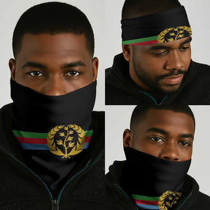 Eritrea Martyrs' Day Neck Gaiter 20 June Shida Shoes With Candles - Black - African Pride