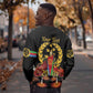 Custom Eritrea Martyrs' Day Sweatshirt 20 June Shida Shoes With Candles - Black