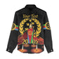 Custom Eritrea Martyrs' Day Women Casual Shirt 20 June Shida Shoes With Candles - Black LT14