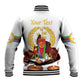 Custom Eritrea Martyrs' Day Baseball Jacket 20 June Shida Shoes With Candles - White LT14