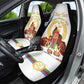 Custom Eritrea Martyrs' Day Car Seat Cover 20 June Shida Shoes With Candles - White