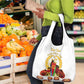 Custom Eritrea Martyrs' Day Grocery Bag 20 June Shida Shoes With Candles - White