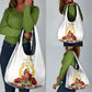 Custom Eritrea Martyrs' Day Grocery Bag 20 June Shida Shoes With Candles - White