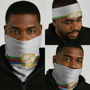 Eritrea Martyrs' Day Neck Gaiter 20 June Shida Shoes With Candles - White - African Pride