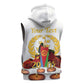 Custom Eritrea Martyrs' Day Sleeveless Hoodie 20 June Shida Shoes With Candles - White - African Pride