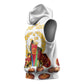 Custom Eritrea Martyrs' Day Sleeveless Hoodie 20 June Shida Shoes With Candles - White - African Pride