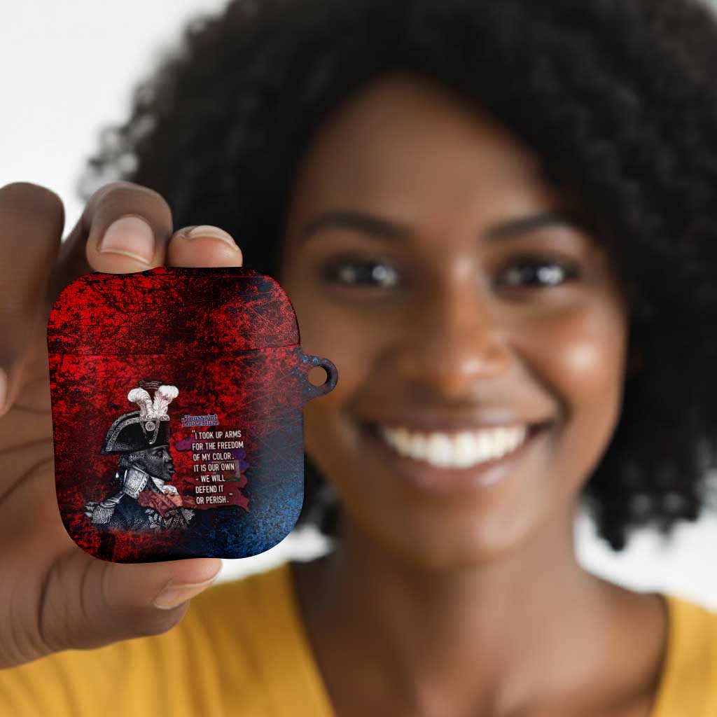 Toussaint Louverture Afro Haiti AirPods Case Haitian Father Grunge Style - African Pride