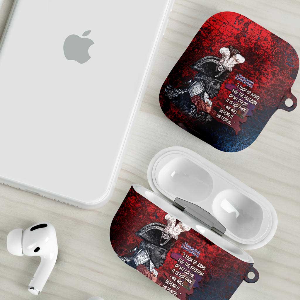 Toussaint Louverture Afro Haiti AirPods Case Haitian Father Grunge Style - African Pride