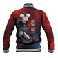 Personalized Toussaint Louverture Afro Haiti Baseball Jacket Haitian Father Grunge Style - African Pride