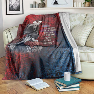 Toussaint Louverture Afro Haiti Blanket Haitian Father Grunge Style - African Pride