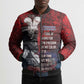 Personalized Toussaint Louverture Afro Haiti Bomber Puffer Jacket Haitian Father Grunge Style - African Pride