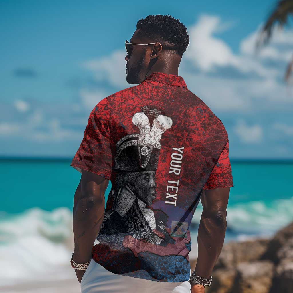 Personalized Toussaint Louverture Afro Haiti Hawaiian Shirt Haitian Father Grunge Style LT14