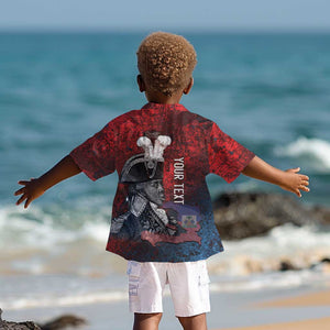 Personalized Toussaint Louverture Afro Haiti Kid Hawaiian Shirt Haitian Father Grunge Style LT14