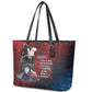 Toussaint Louverture Afro Haiti Leather Tote Bag Haitian Father Grunge Style - African Pride