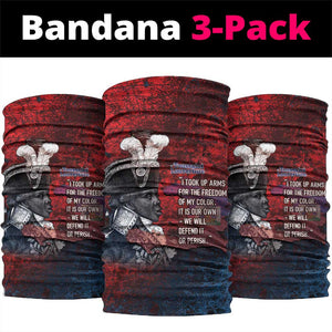 Toussaint Louverture Afro Haiti Neck Gaiter Haitian Father Grunge Style - African Pride