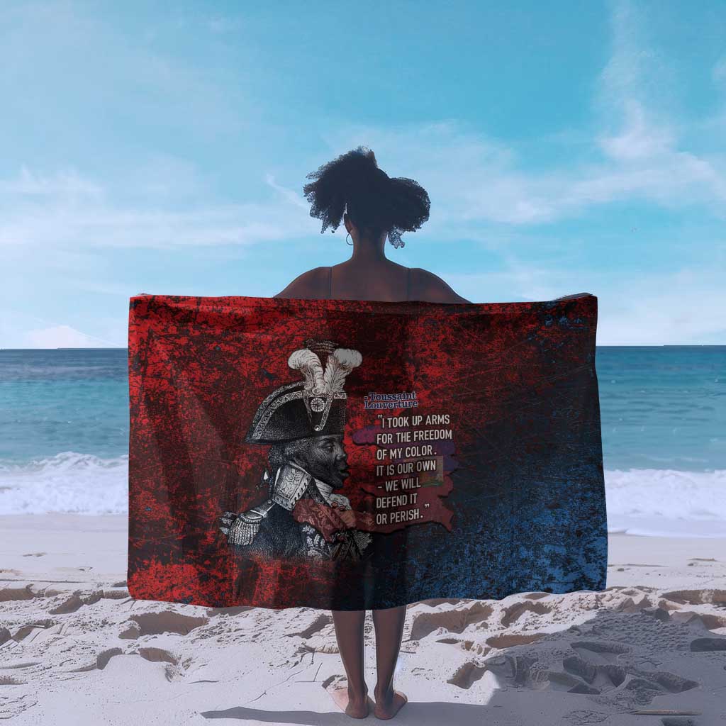 Toussaint Louverture Afro Haiti Sarong Haitian Father Grunge Style - African Pride