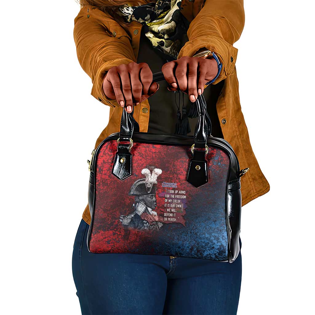 Toussaint Louverture Afro Haiti Shoulder Handbag Haitian Father Grunge Style - African Pride