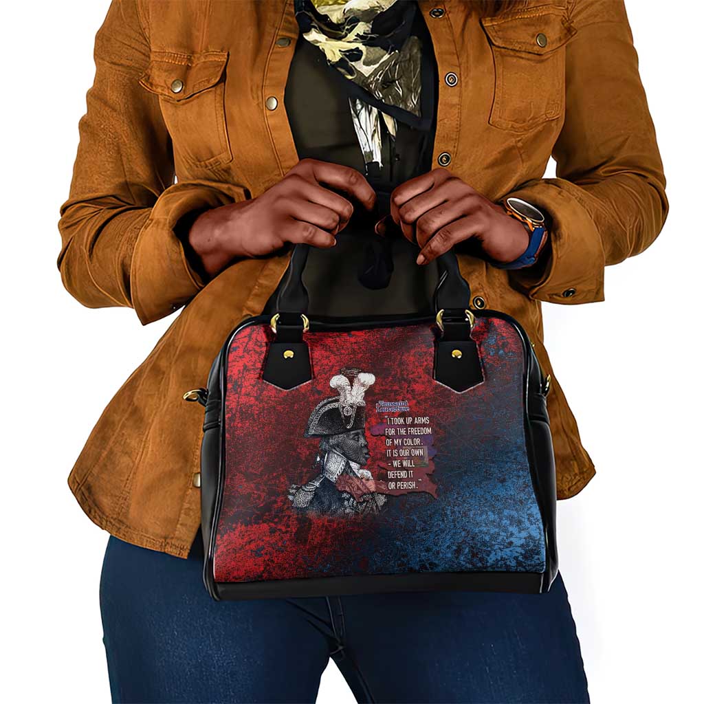 Toussaint Louverture Afro Haiti Shoulder Handbag Haitian Father Grunge Style - African Pride