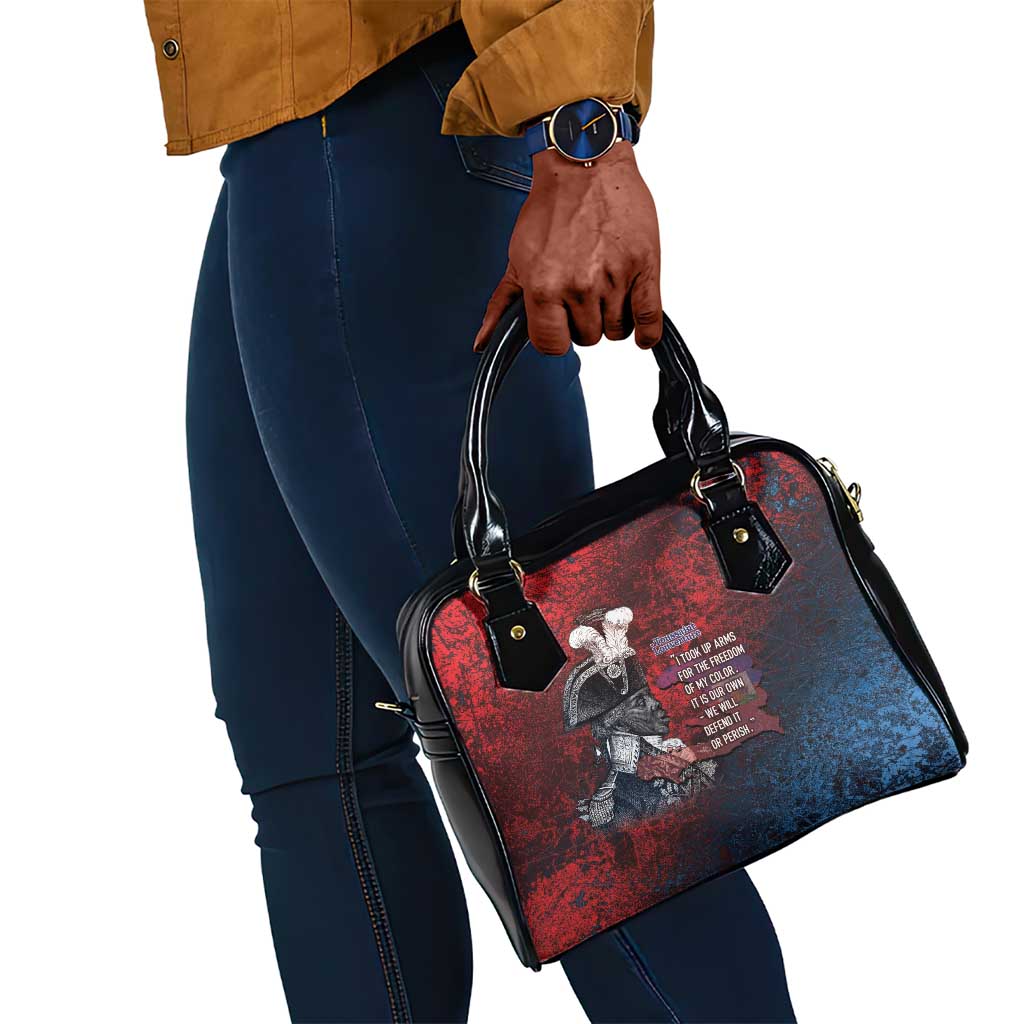 Toussaint Louverture Afro Haiti Shoulder Handbag Haitian Father Grunge Style - African Pride