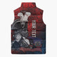 Personalized Toussaint Louverture Afro Haiti Sleeveless Puffer Jacket Haitian Father Grunge Style - African Pride