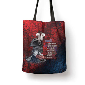 Toussaint Louverture Afro Haiti Tote Bag Haitian Father Grunge Style - African Pride