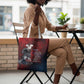 Toussaint Louverture Afro Haiti Tote Bag Haitian Father Grunge Style - African Pride