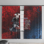 Toussaint Louverture Afro Haiti Window Curtain Haitian Father Grunge Style - African Pride