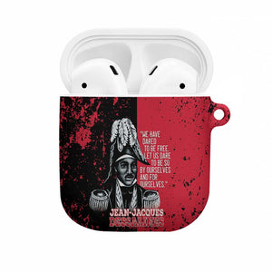 Jean-Jacques Dessalines Afro Haiti AirPods Case Emperor Of First Empire Grunge Style - African Pride