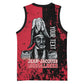 Personalized Jean-Jacques Dessalines Afro Haiti Basketball Jersey Emperor Of First Empire Grunge Style - African Pride
