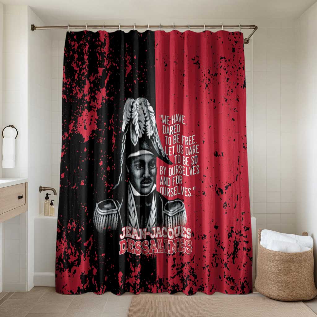 Jean-Jacques Dessalines Afro Haiti Bathroom Set Emperor Of First Empire Grunge Style - African Pride