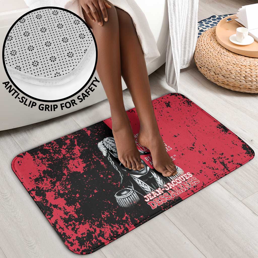 Jean-Jacques Dessalines Afro Haiti Bathroom Set Emperor Of First Empire Grunge Style - African Pride