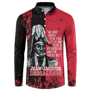 Personalized Jean-Jacques Dessalines Afro Haiti Button Sweatshirt Emperor Of First Empire Grunge Style