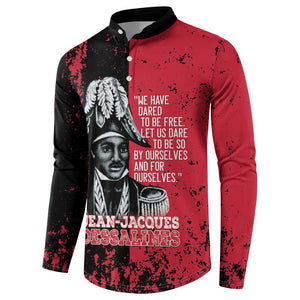 Personalized Jean-Jacques Dessalines Afro Haiti Button Sweatshirt Emperor Of First Empire Grunge Style