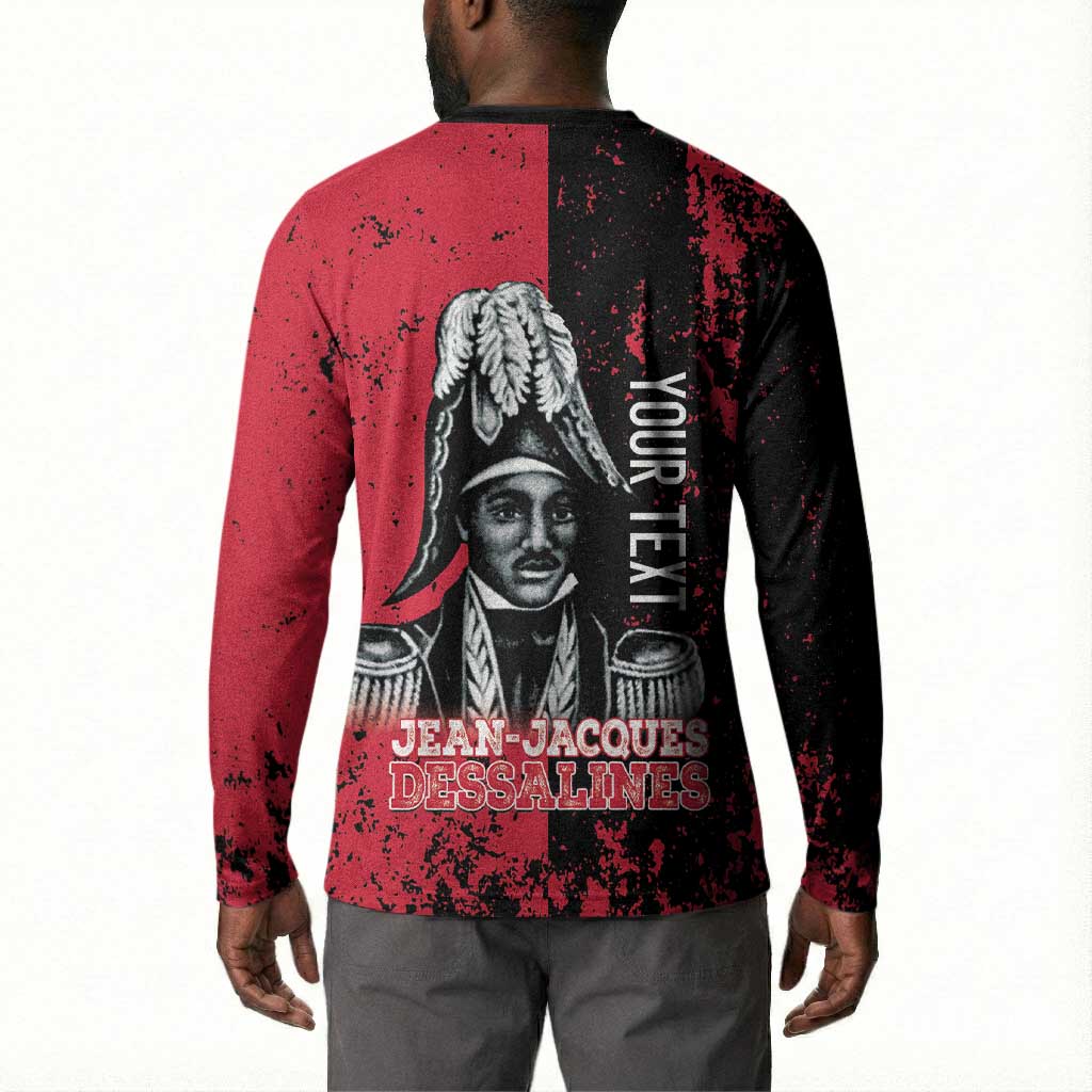Personalized Jean-Jacques Dessalines Afro Haiti Button Sweatshirt Emperor Of First Empire Grunge Style