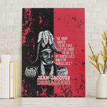 Jean-Jacques Dessalines Afro Haiti Canvas Wall Art Emperor Of First Empire Grunge Style - African Pride