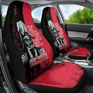 Jean-Jacques Dessalines Afro Haiti Car Seat Cover Emperor Of First Empire Grunge Style - African Pride