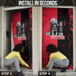 Personalized Jean-Jacques Dessalines Afro Haiti Door Cover Emperor Of First Empire Grunge Style - African Pride