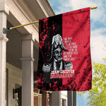 Jean-Jacques Dessalines Afro Haiti Garden Flag Emperor Of First Empire Grunge Style - African Pride