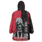Personalized Jean-Jacques Dessalines Afro Haiti Kid Wearable Blanket Hoodie Emperor Of First Empire Grunge Style - African Pride