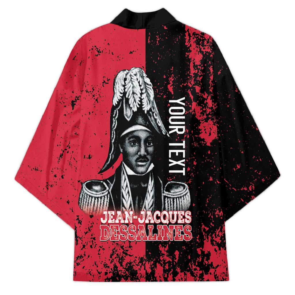 Personalized Jean-Jacques Dessalines Afro Haiti Kimono Emperor Of First Empire Grunge Style - African Pride