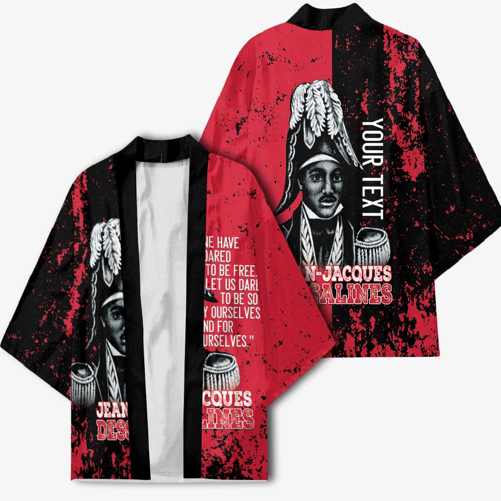 Personalized Jean-Jacques Dessalines Afro Haiti Kimono Emperor Of First Empire Grunge Style - African Pride