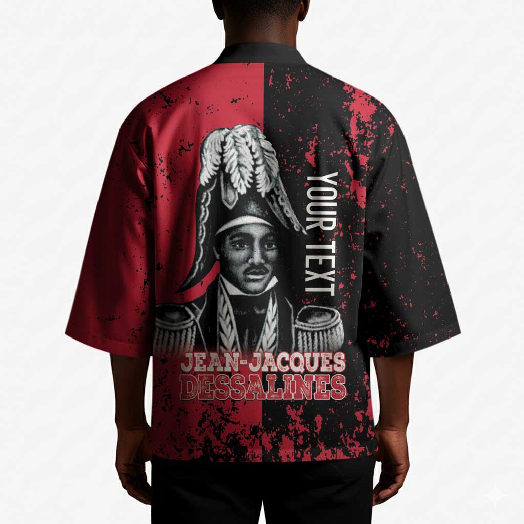 Personalized Jean-Jacques Dessalines Afro Haiti Kimono Emperor Of First Empire Grunge Style - African Pride